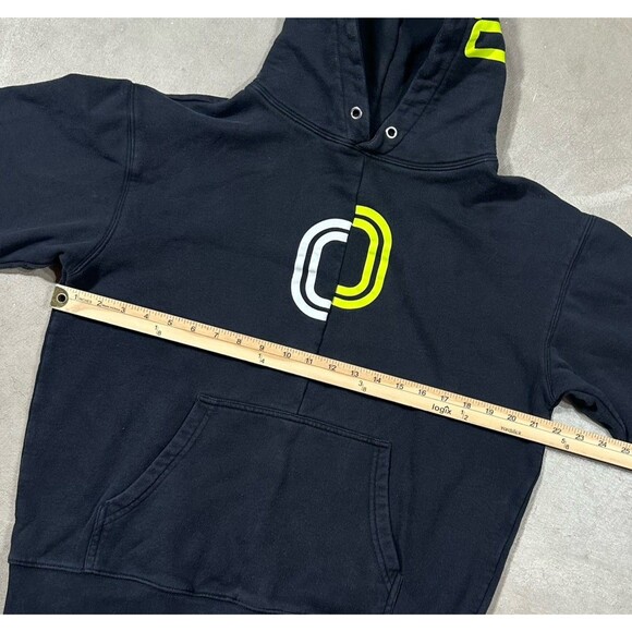 Split O Overtime Black Hoodie Sweatshirt Pullover Graphic Athleisure Mens Medium - Picture 6 of 8